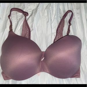 VS INCREDIBLE by Victoria’s Secret Bra 32DD lightly lined Mauve